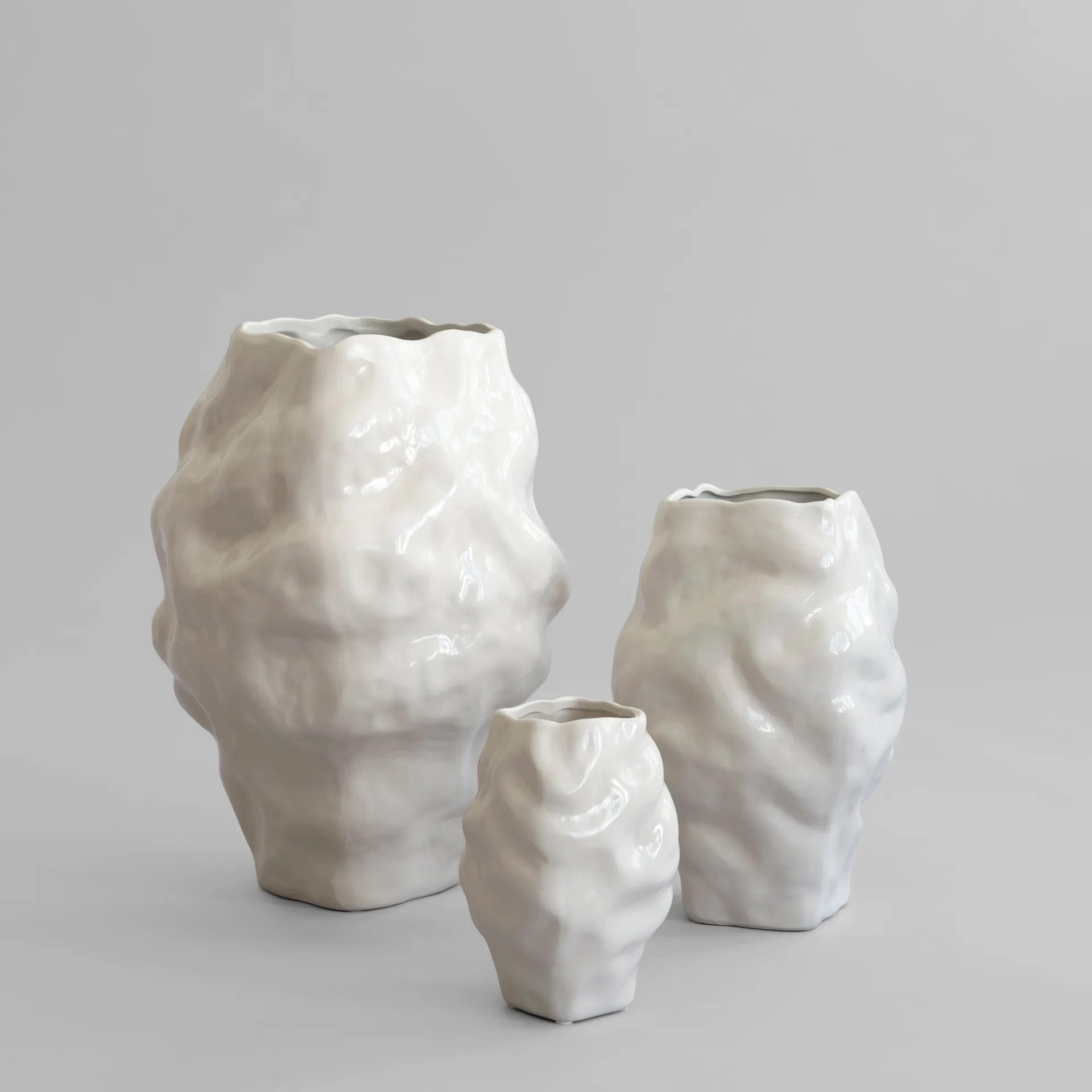 Katachi vas mini, High glaze birch 101 Copenhagen