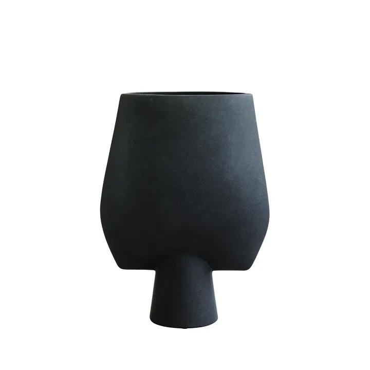 Sphere vas Square Big Ø33 cm - Black - 101 Copenhagen