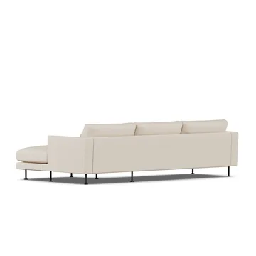 Bredhult soffa - Same Beige 6670-svart stål, 2,5-sits C1 - 1898