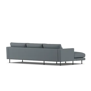 Bredhult soffa - Same Blue 6678-svart stål, 2,5-sits C2 - 1898