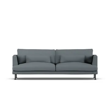 Bredhult soffa - Same Blue 6678-svart stål, 3-sits - 1898