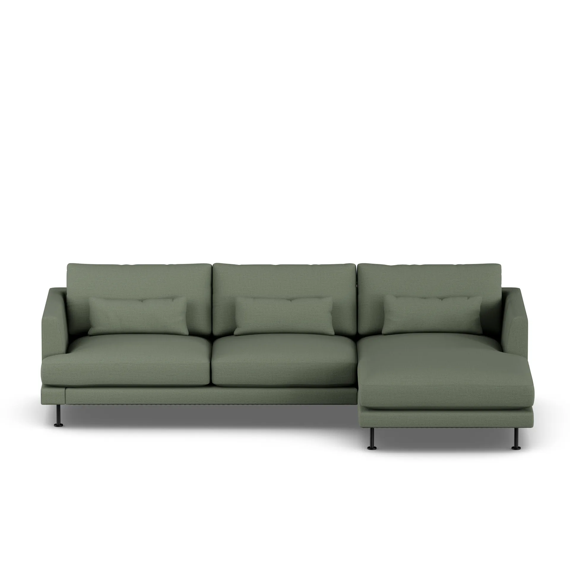 Bredhult soffa, Same Forest 6677-svart stål, 2,5-sits C1 1898