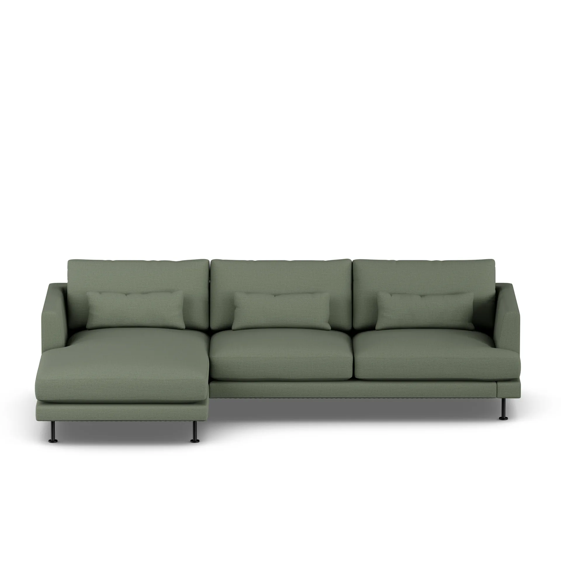 Bredhult soffa, Same Forest 6677-svart stål, 2,5-sits C2 1898