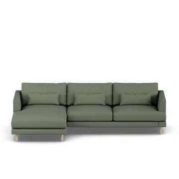 Bredhult soffa - Same Forest 6677-vitoljad ek, 2,5-sits C2 - 1898