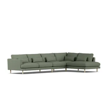 Bredhult soffa - Same Forest 6677-vitoljad ek, 4-sits B1 - 1898
