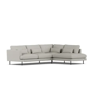Bredhult soffa - Same Grey 6673-svart stål, 3-sits A1 - 1898