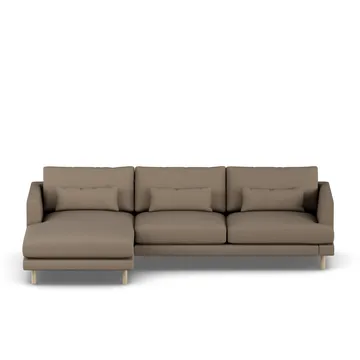 Bredhult soffa - Same Mole 6674-vitoljad ek, 2,5-sits C2 - 1898