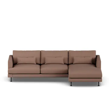 Bredhult soffa - Same Rust 6675-svart stål, 2,5-sits C1 - 1898