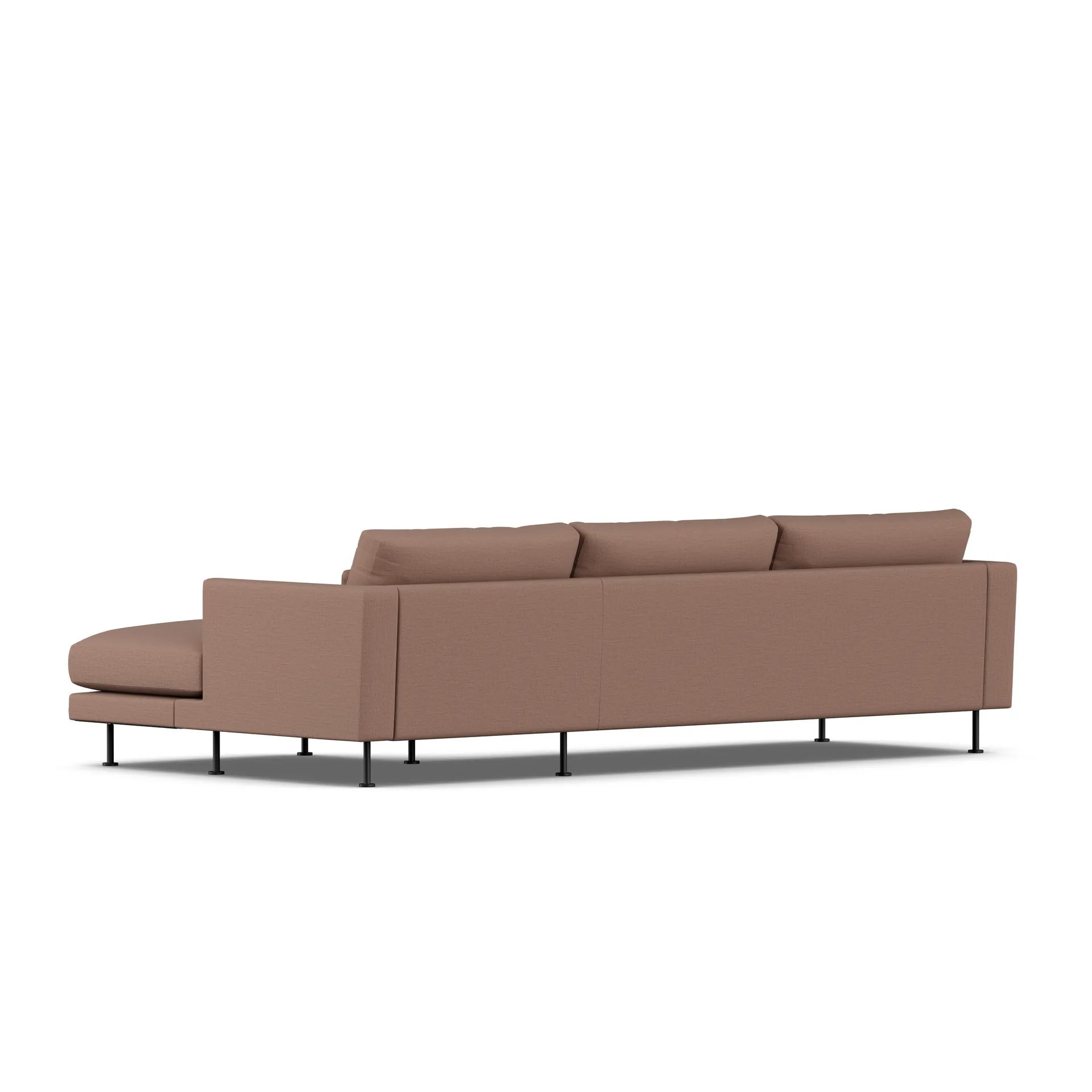 Bredhult soffa, Same Rust 6675-svart stål, 2,5-sits C1 1898