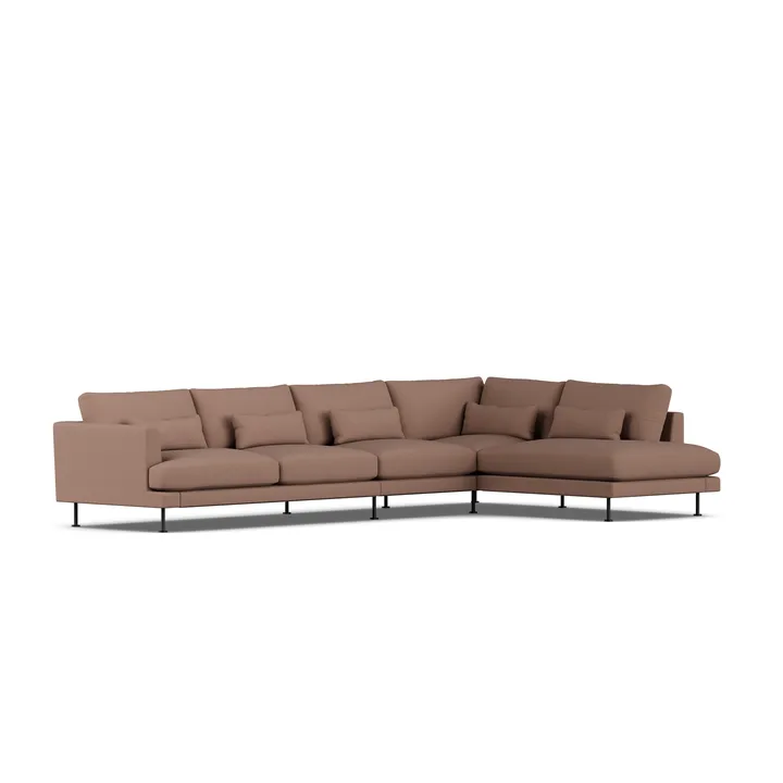 Bredhult soffa - Same Rust 6675-svart stål, 4-sits B1 - 1898