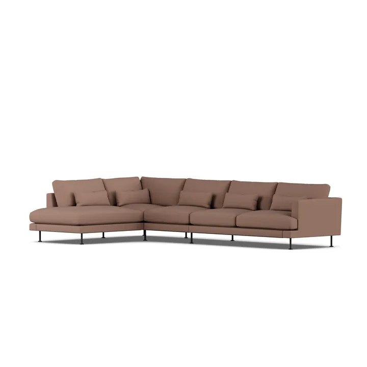 Bredhult soffa - Same Rust 6675-svart stål, 4-sits B2 - 1898