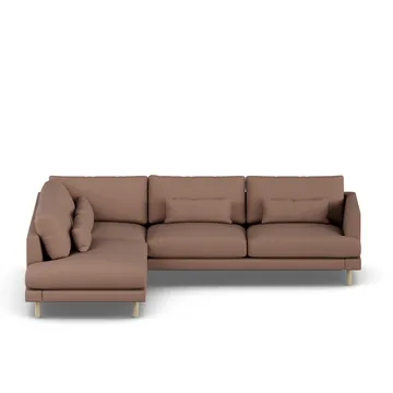 Bredhult soffa - Same Rust 6675-vitoljad ek, 3-sits A2 - 1898