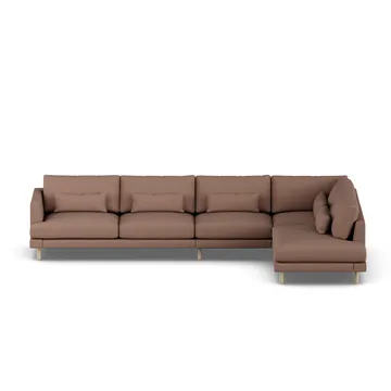 Bredhult soffa - Same Rust 6675-vitoljad ek, 4-sits B1 - 1898