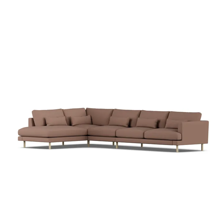 Bredhult soffa - Same Rust 6675-vitoljad ek, 4-sits B2 - 1898