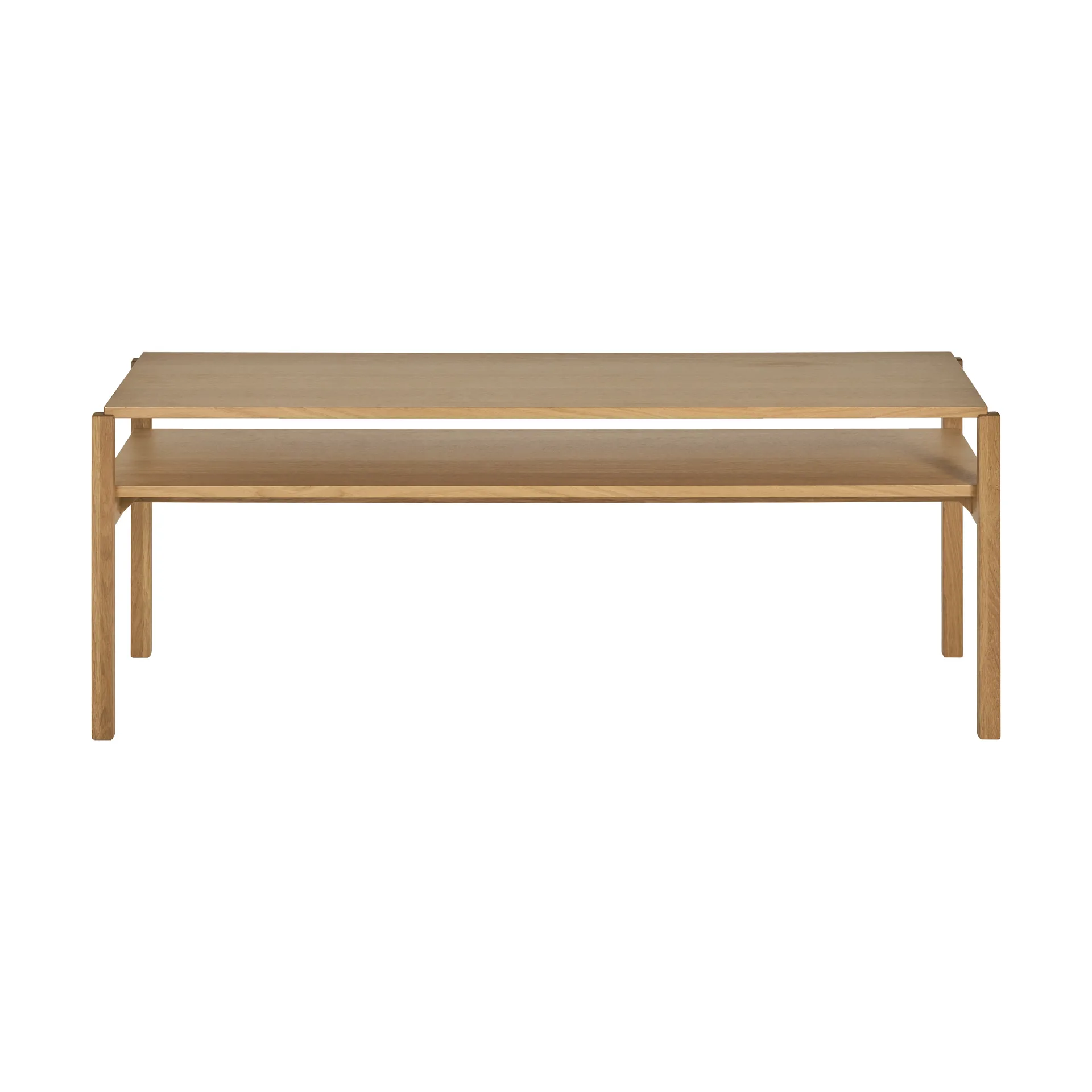 Lid soffbord, Vitpigmenterad ek, 125x50 cm 1898