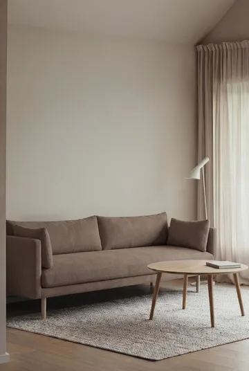 Linnevik soffa - Jump Brown 1955 1955-vitoljad ek, 4-sits - 1898