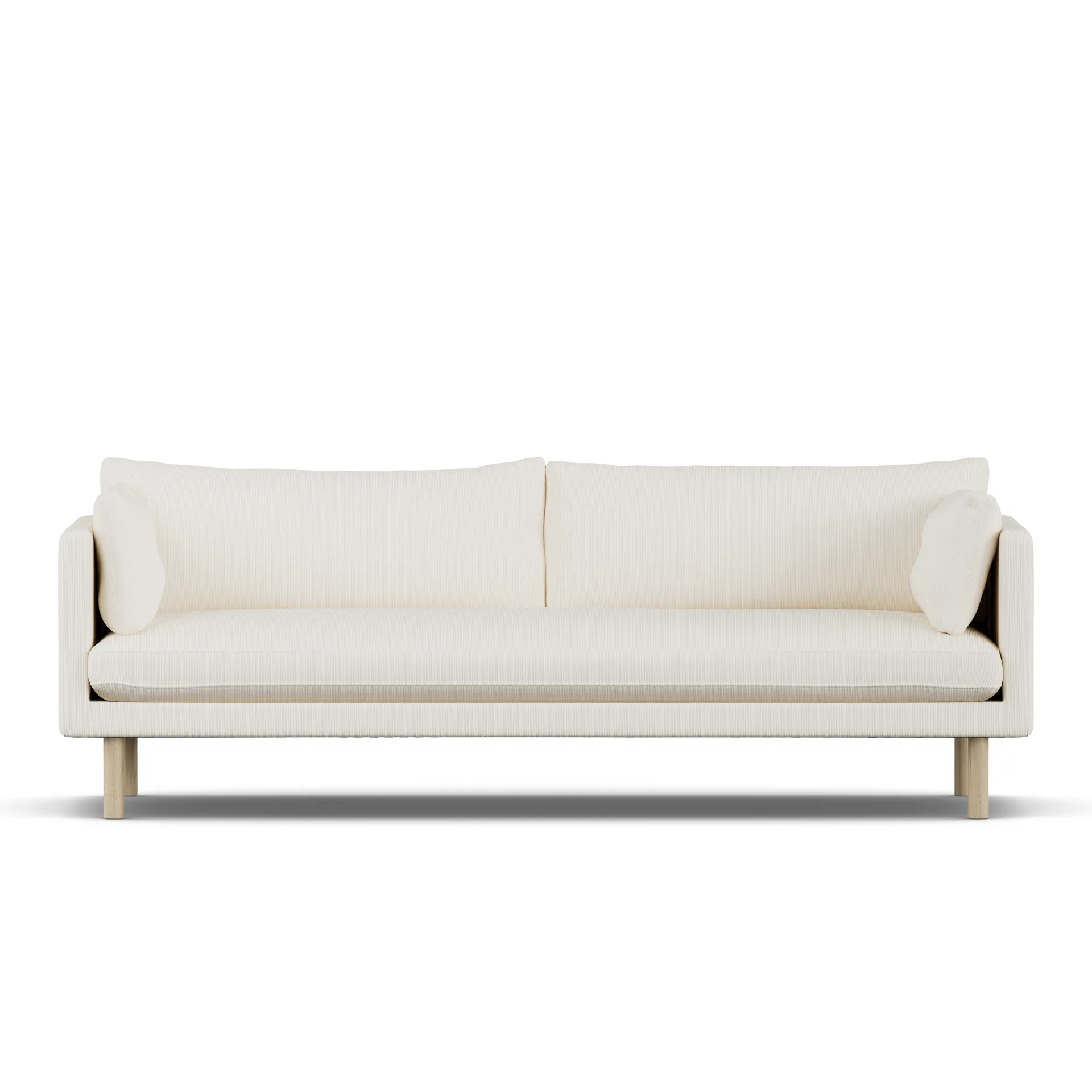 Linnevik soffa, Jump Off White 1954-vitoljad ek, 4-sits 1898