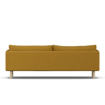 Linnevik soffa - Luiza Mustard 3972-vitoljad ek, 4-sits - 1898