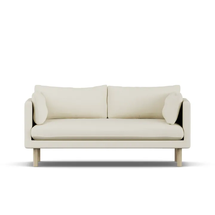 Linnevik soffa - Oslo Nature 1540-vitoljad ek, 2-sits - 1898