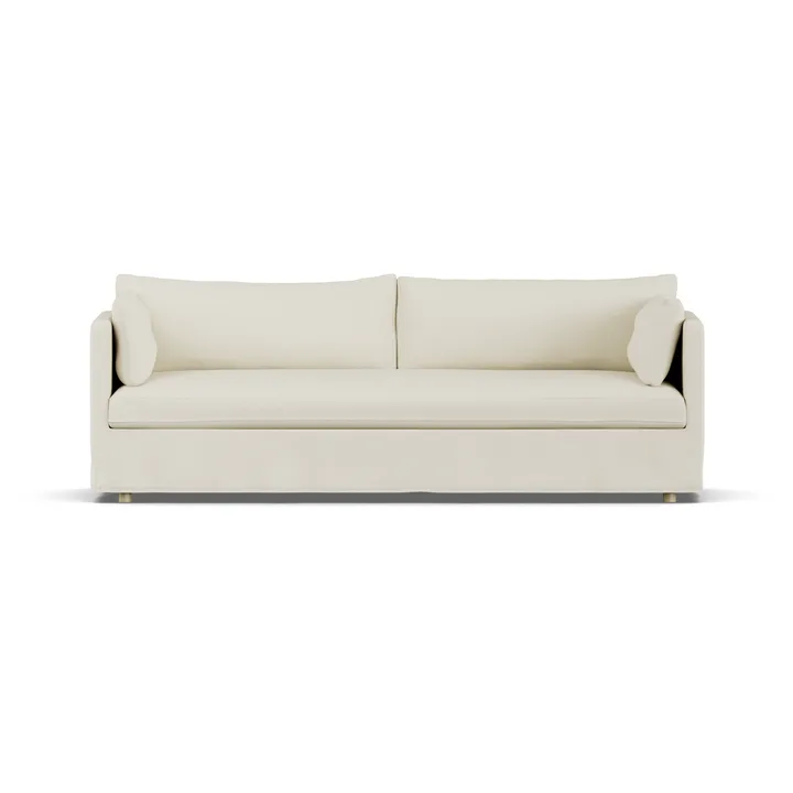 Linnevik soffa - Oslo Nature 1540-vitoljad ek, 4-sits, med kappa - 1898
