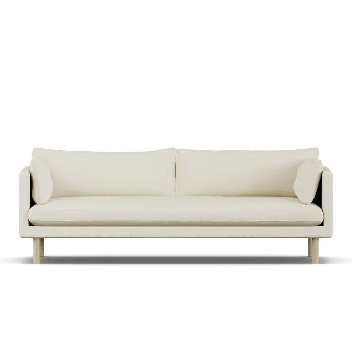Linnevik soffa - Oslo Nature 1540-vitoljad ek, 4-sits - 1898