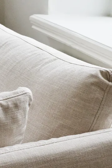Linnevik soffa - Same Beige 6670-vitoljad ek, 4-sits - 1898