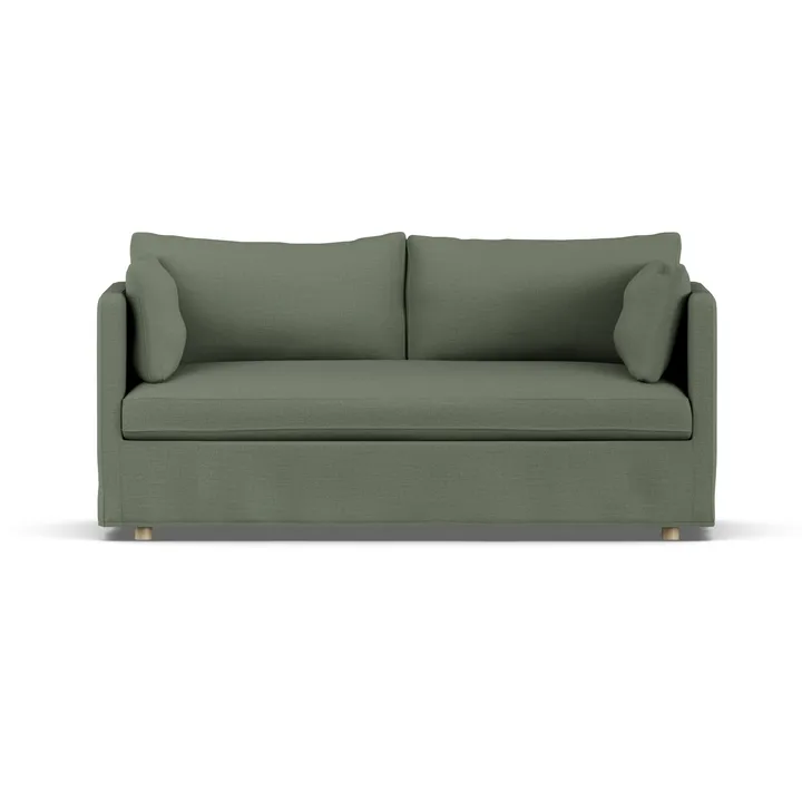 Linnevik soffa - Same Forest 6677-vitoljad ek, 2-sits, med kappa - 1898