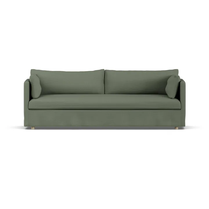 Linnevik soffa - Same Forest 6677-vitoljad ek, 4-sits, med kappa - 1898