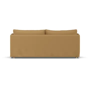 Linnevik soffa - Same Ochre 6676-vitoljad ek, 3-sits, med kappa - 1898