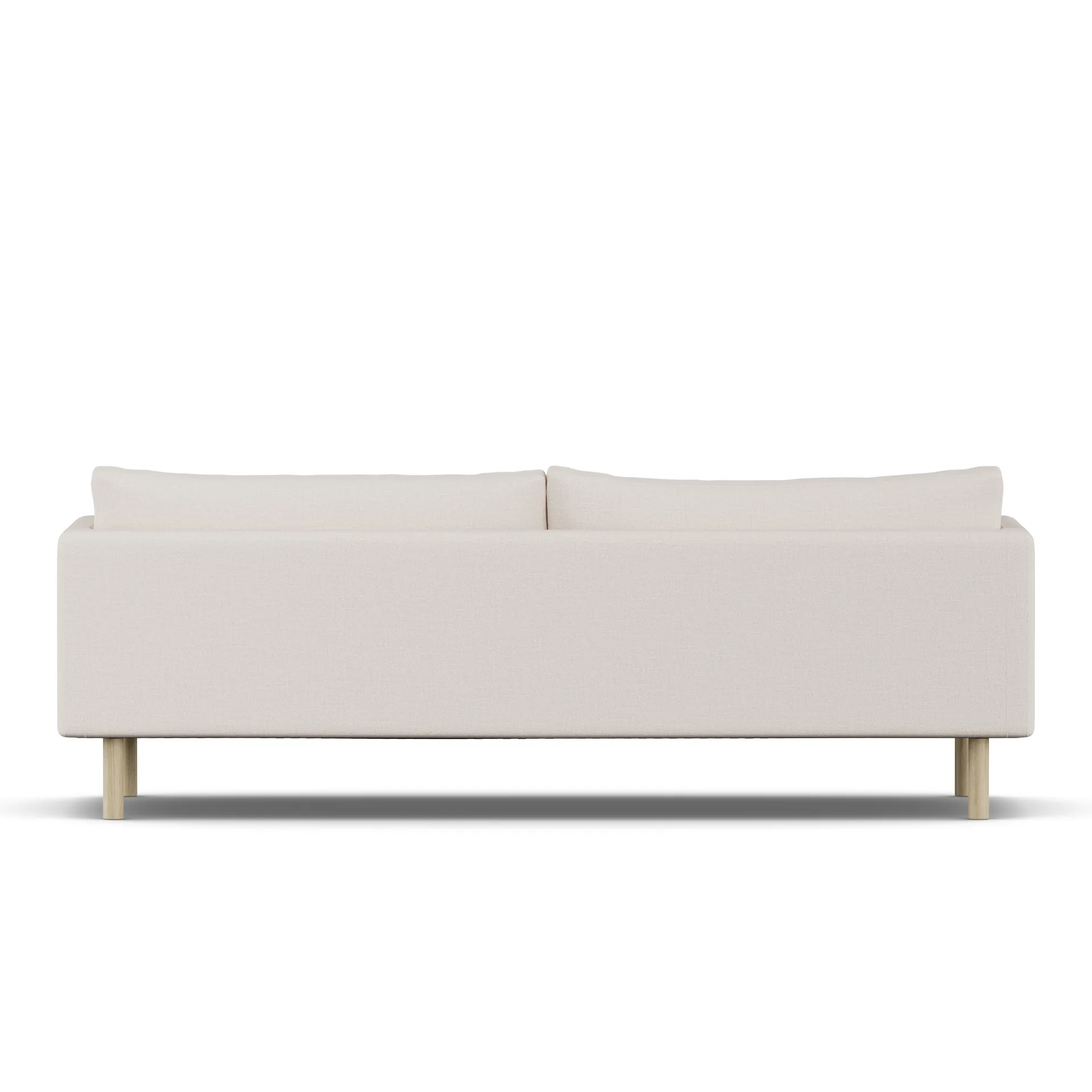Linnevik soffa, Same Off White 6671-vitoljad ek, 4-sits 1898