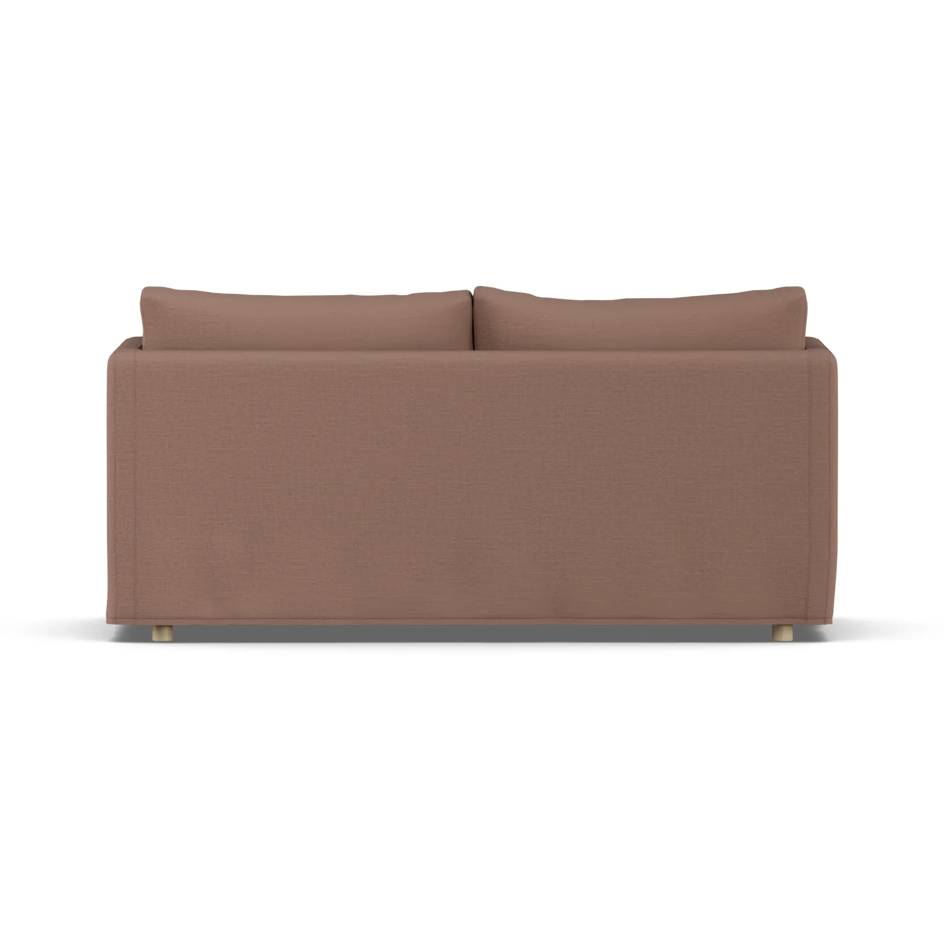 Linnevik soffa, Same Rust 6675-vitoljad ek, 2-sits, med kappa 1898