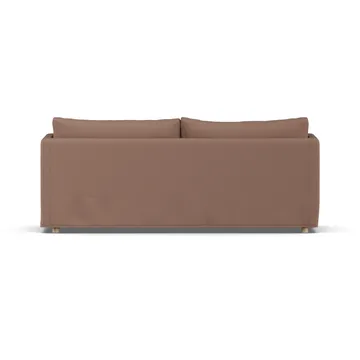 Linnevik soffa - Same Rust 6675-vitoljad ek, 3-sits, med kappa - 1898