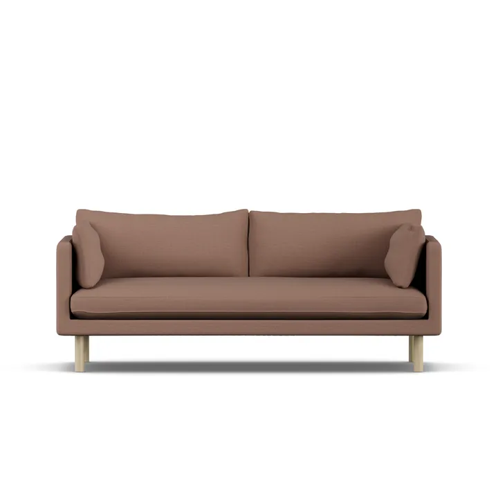 Linnevik soffa - Same Rust 6675-vitoljad ek, 3-sits - 1898