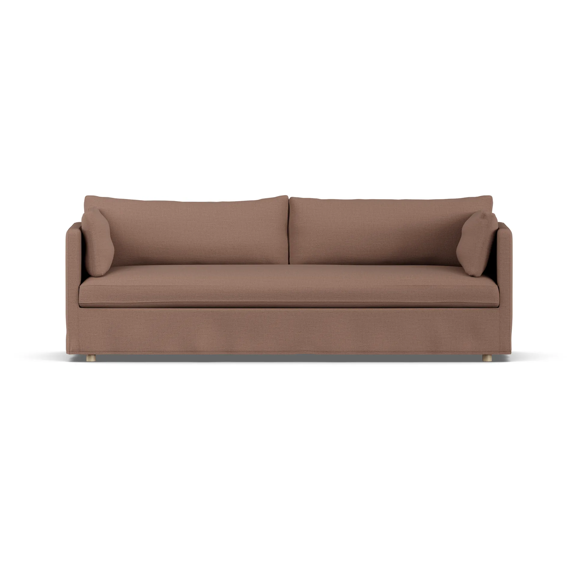 Linnevik soffa, Same Rust 6675-vitoljad ek, 4-sits, med kappa 1898