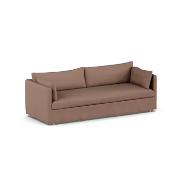 Linnevik soffa - Same Rust 6675-vitoljad ek, 4-sits, med kappa - 1898