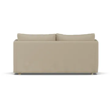 Linnevik soffa - Same Sand 6672-vitoljad ek, 2-sits, med kappa - 1898