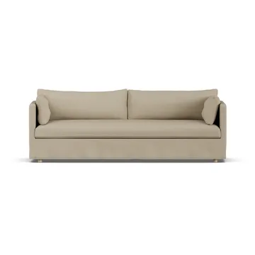 Linnevik soffa - Same Sand 6672-vitoljad ek, 4-sits, med kappa - 1898