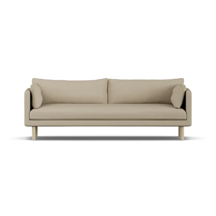 Linnevik soffa - Same Sand 6672-vitoljad ek, 4-sits - 1898