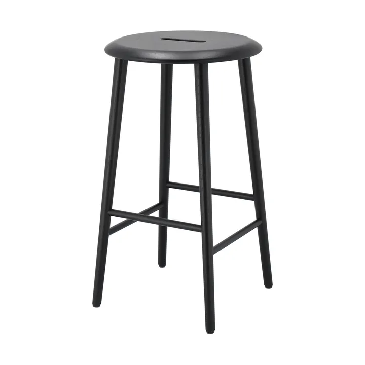 Norrabo barpall 65 cm - Svartlackad ek - 1898