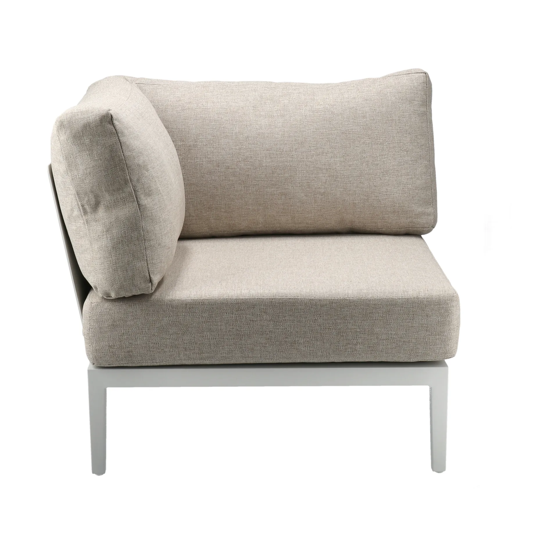 Santander modulsoffa hörnmodul, Vit-beige 1898