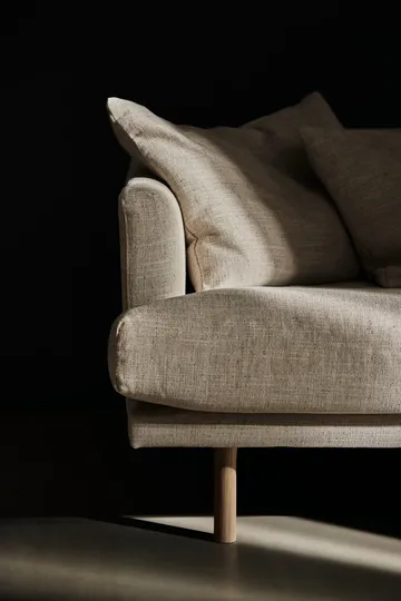 Sjövik soffa - Bern Beige 0341-vitoljad ek, 3-sits - 1898