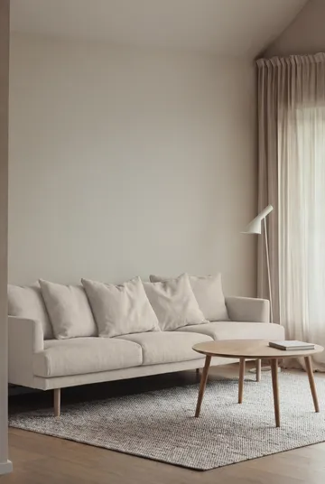 Sjövik soffa - Caleido Beige 9600-vitoljad ek, 3,5-sits - 1898
