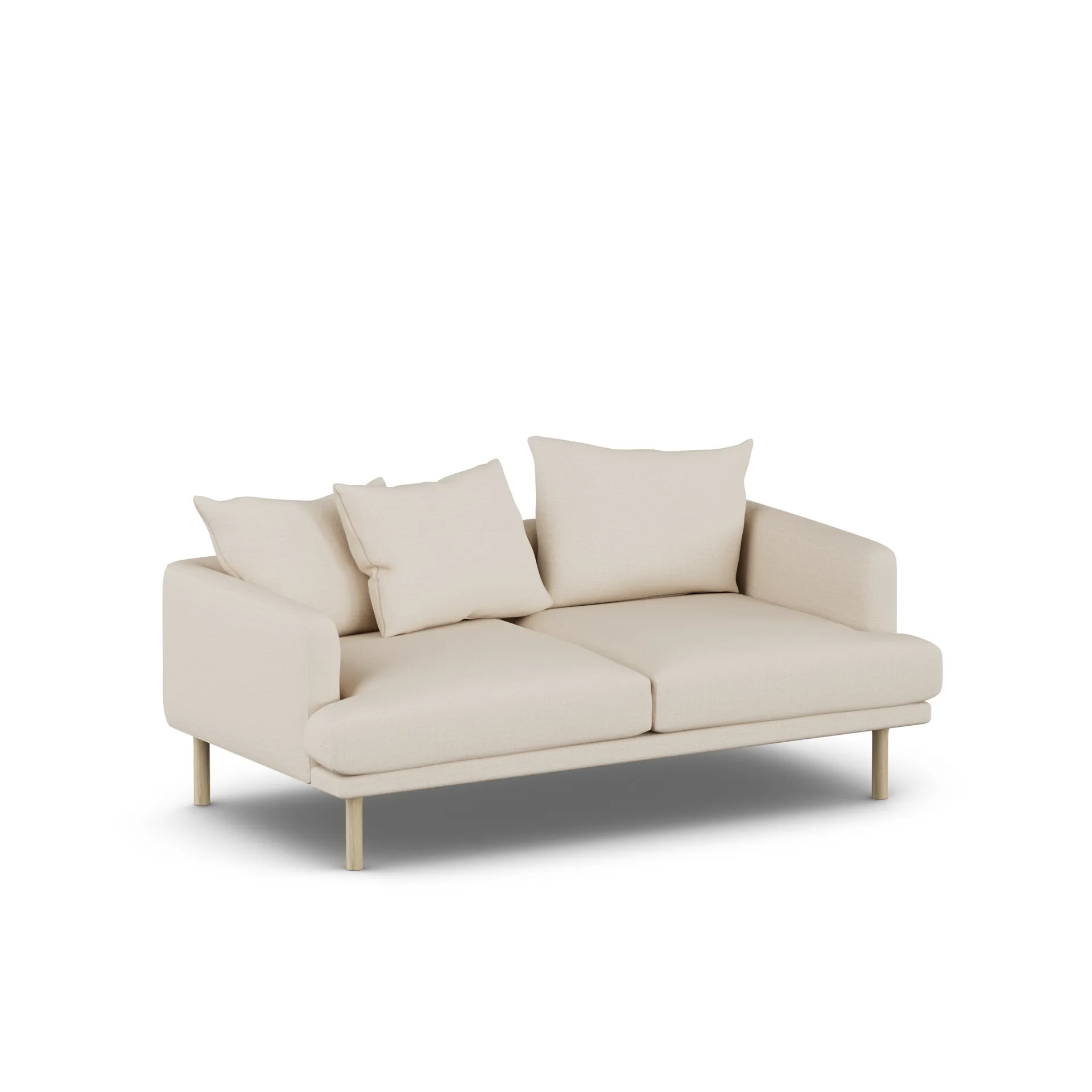 Sjövik soffa, Same Beige 6670-vitoljad ek, 2,5-sits 1898