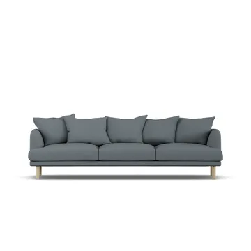 Sjövik soffa - Same Blue 6678-vitoljad ek, 3,5-sits - 1898
