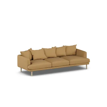 Sjövik soffa - Same Ochre 6676-vitoljad ek, 3,5-sits - 1898