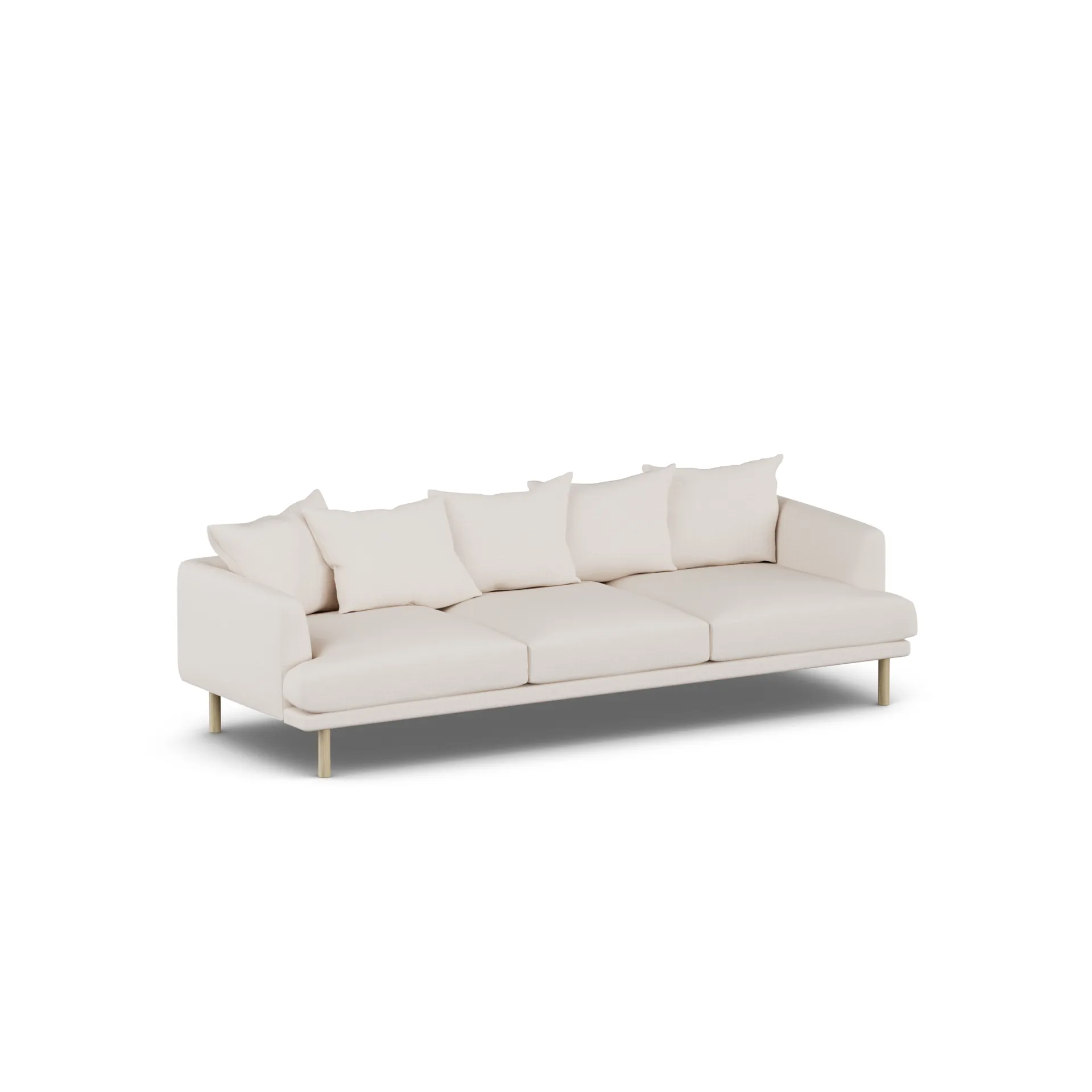 Sjövik soffa, Same Off White 6671-vitoljad ek, 3,5-sits 1898