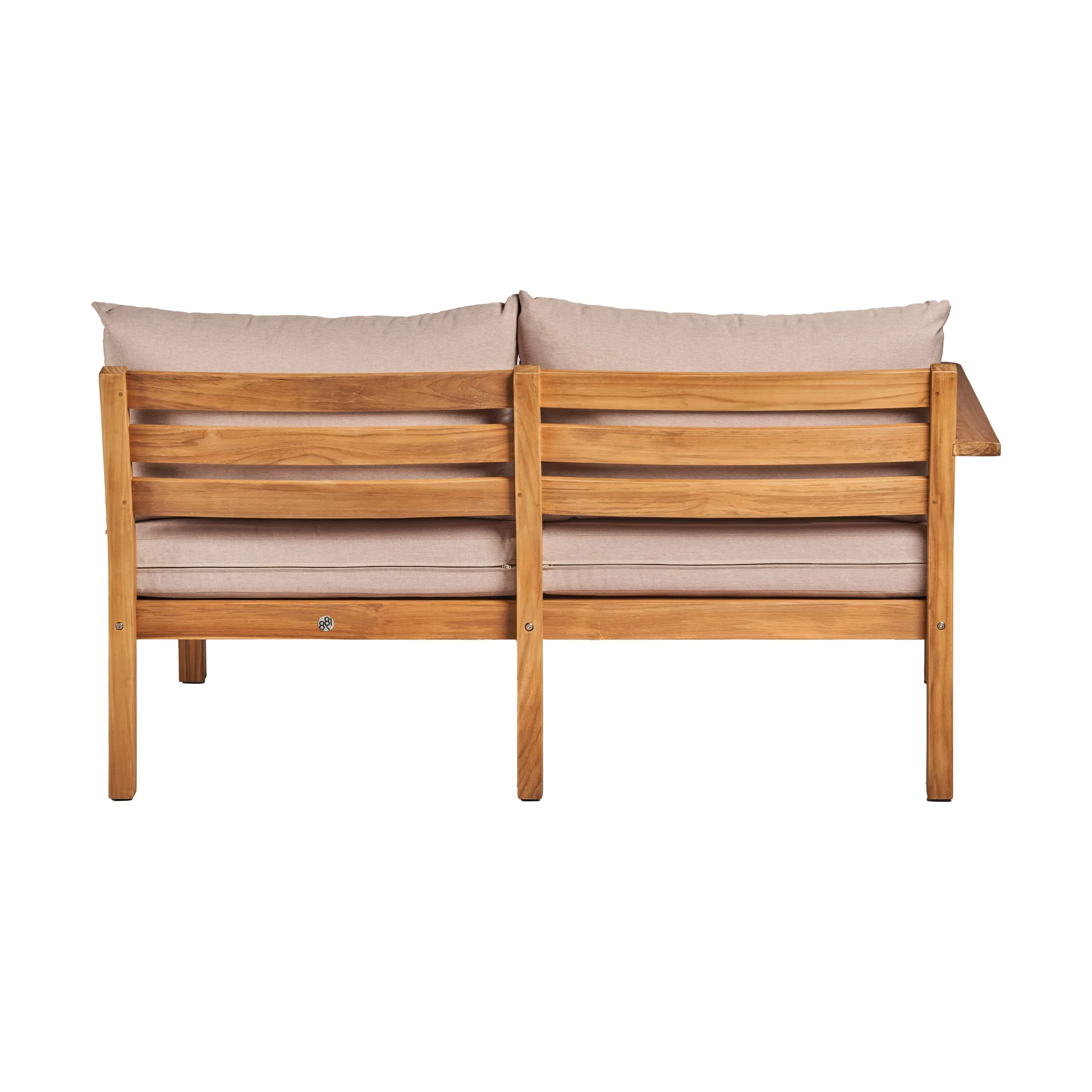 Stockaryd soffmodul 2-sits höger teak/beige 1898