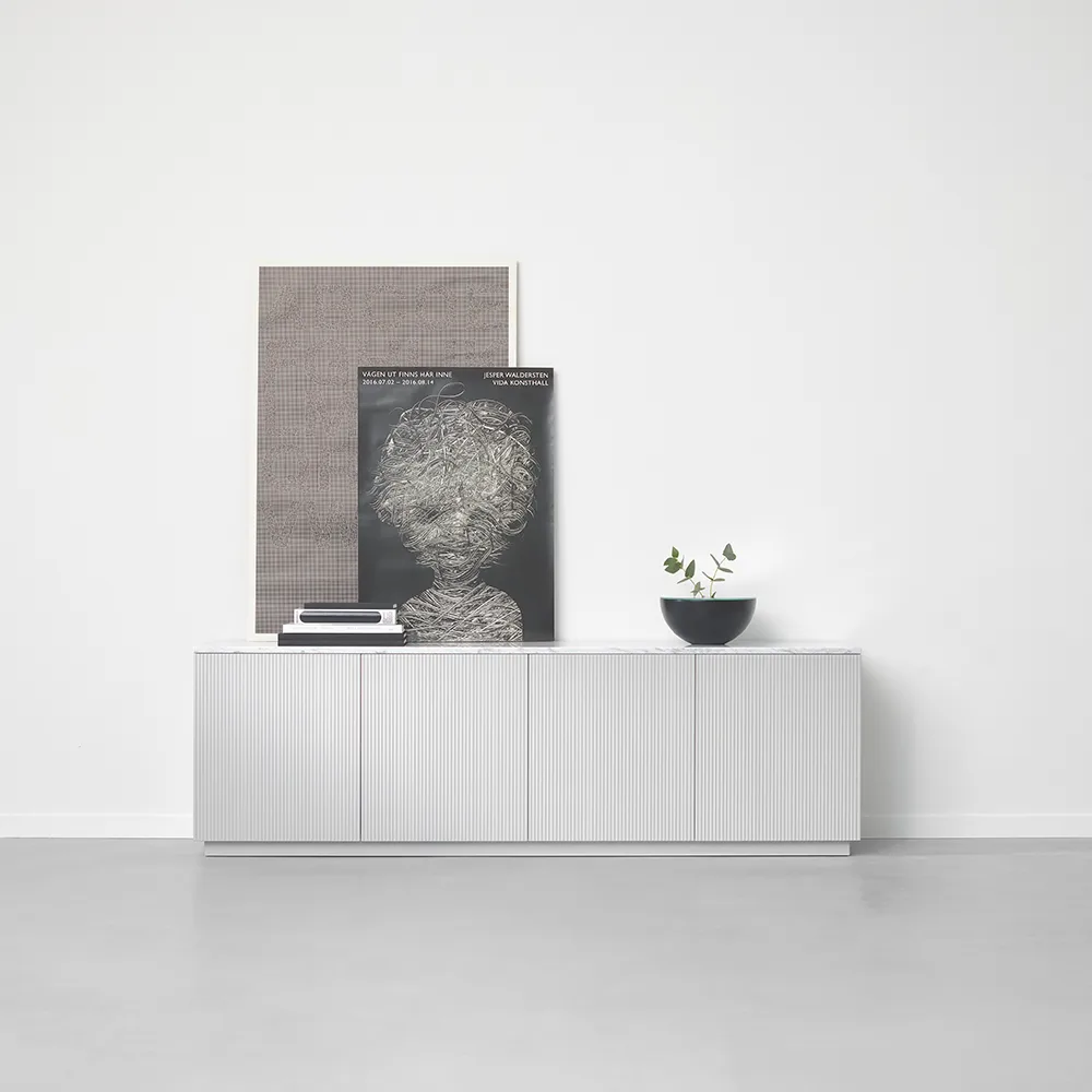 Beam sideboard, ljusgrå, ljusgrå sockel A2