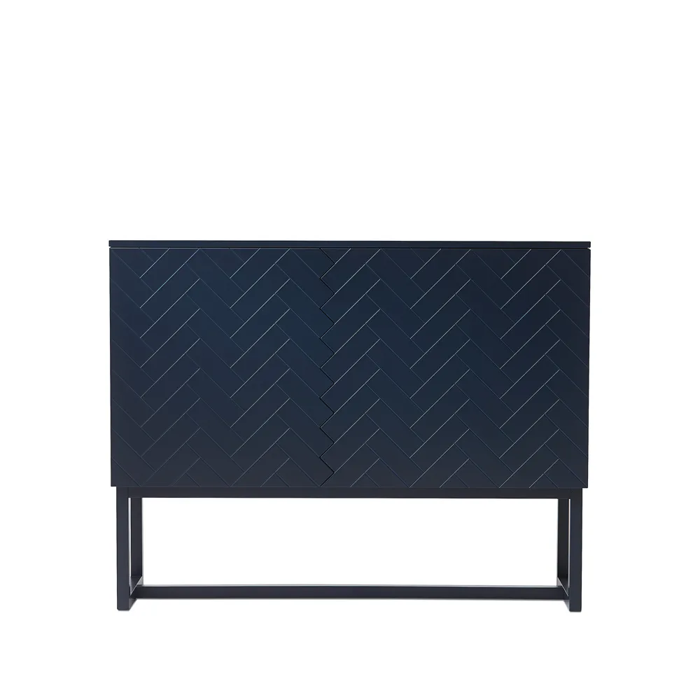 Story sideboard, midnattsblå, blått stativ A2
