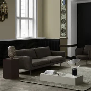 Basel soffa 200 cm - Malawi 21 off white/beige, aluminiumben, 200 cm - Adea